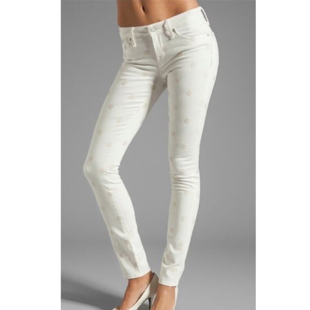 Marc By Marc Jacobs Lou Skinny White Denim Jeans